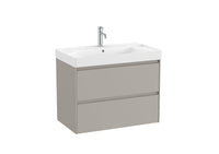 Ona Vanity Unit 2 Drawer 800mm Central