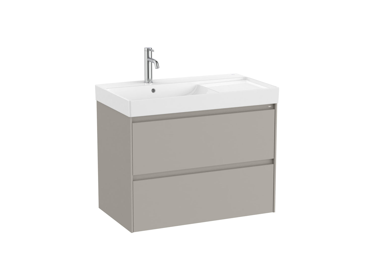 Ona Vanity Unit 2 Drawer 800mm Left-Hand
