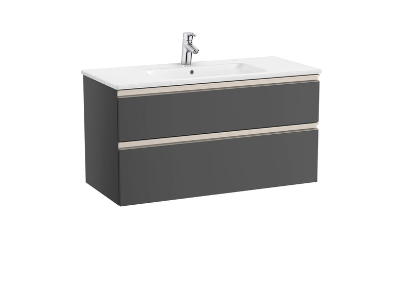 The Gap Vanity Unit 2 Drawer 1000mm Central