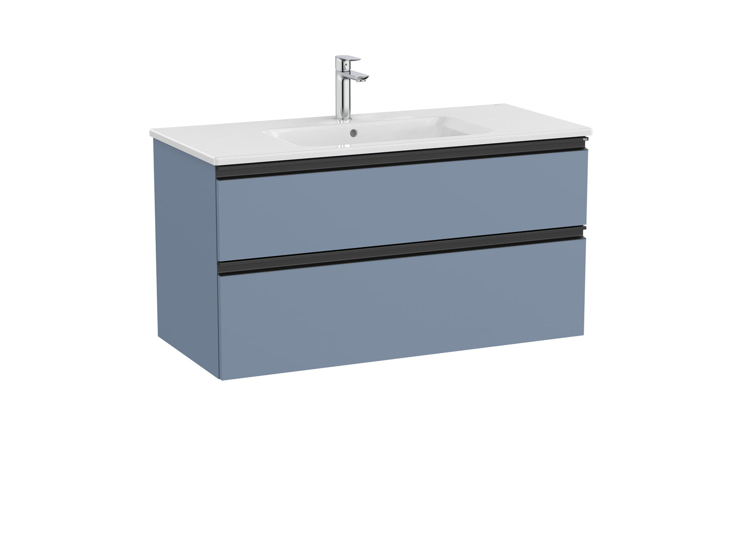 The Gap Vanity Unit 2 Drawer 1000mm Central