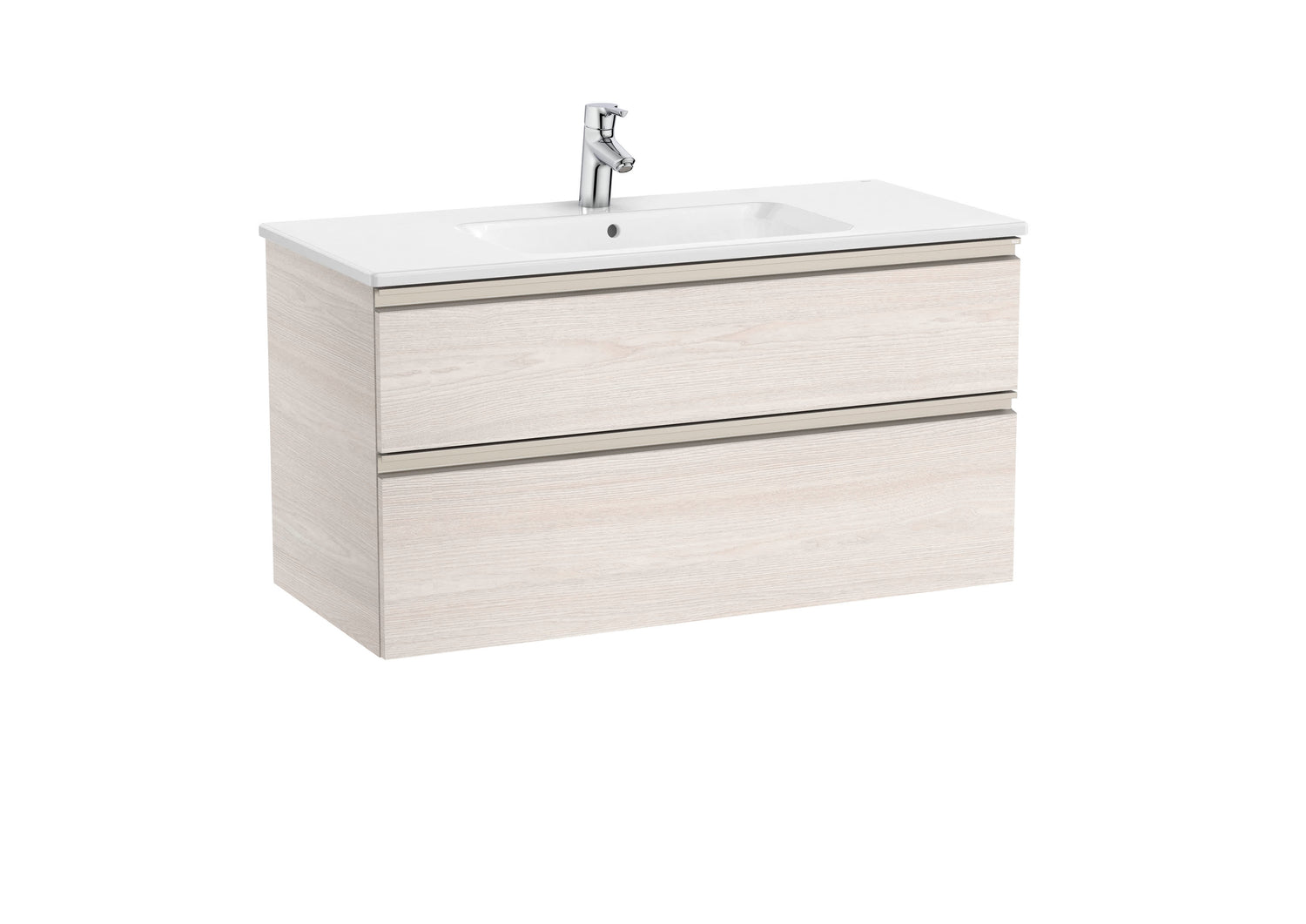 The Gap Vanity Unit 2 Drawer 1000mm Central