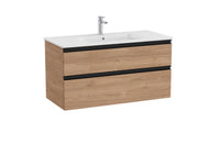The Gap Vanity Unit 2 Drawer 1000mm Central