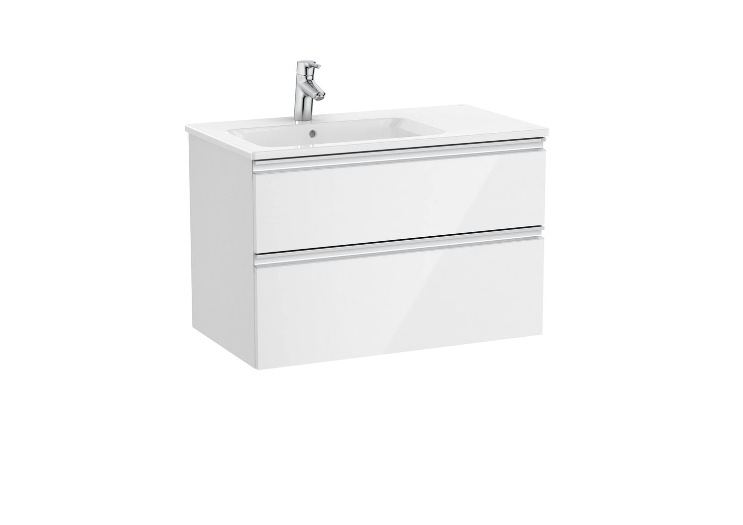 The Gap Vanity Unit 2 Drawer Left-Hand 800mm