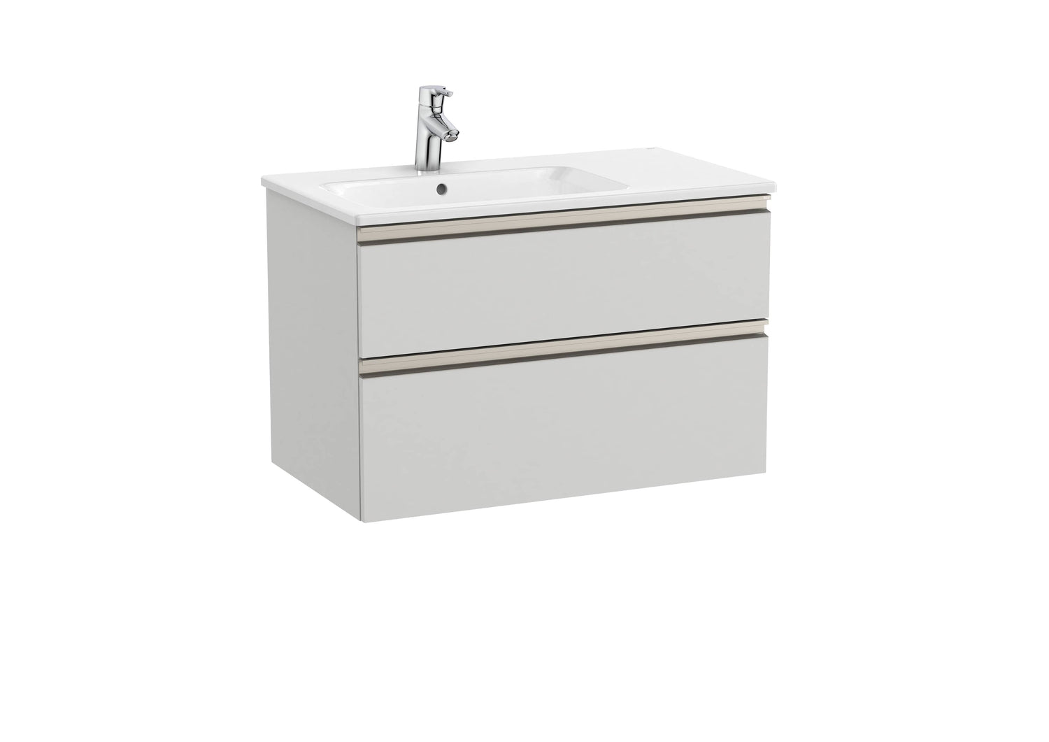 The Gap Vanity Unit 2 Drawer Left-Hand 800mm