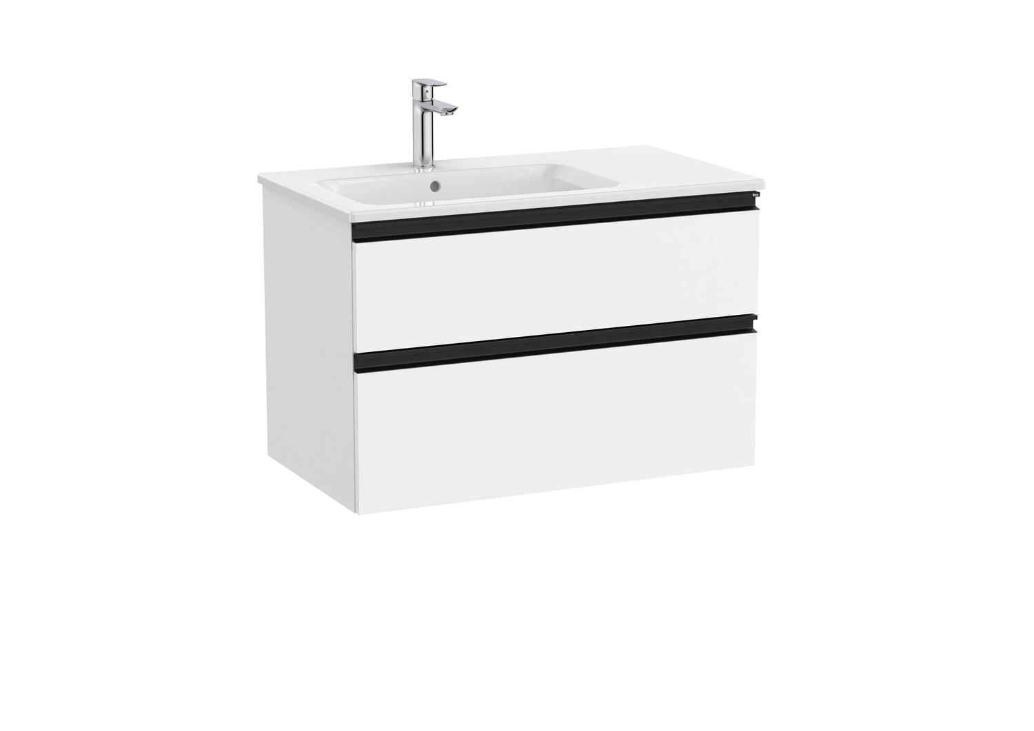 The Gap Vanity Unit 2 Drawer Left-Hand 800mm
