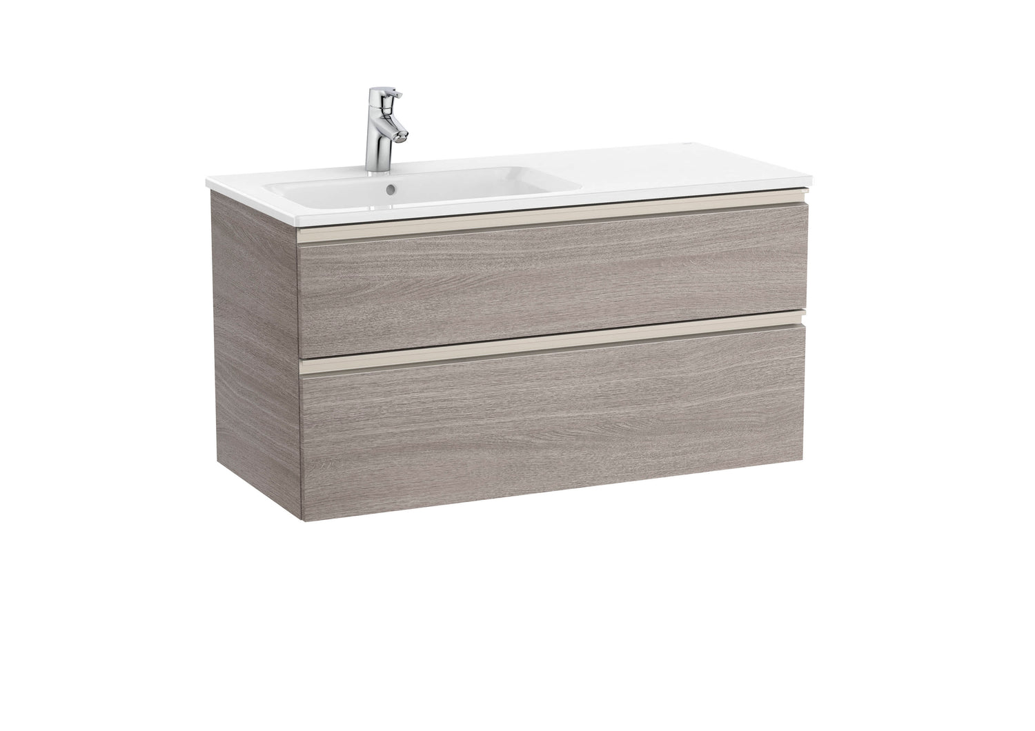 The Gap Vanity Unit 2 Drawer Left-Hand 1000mm