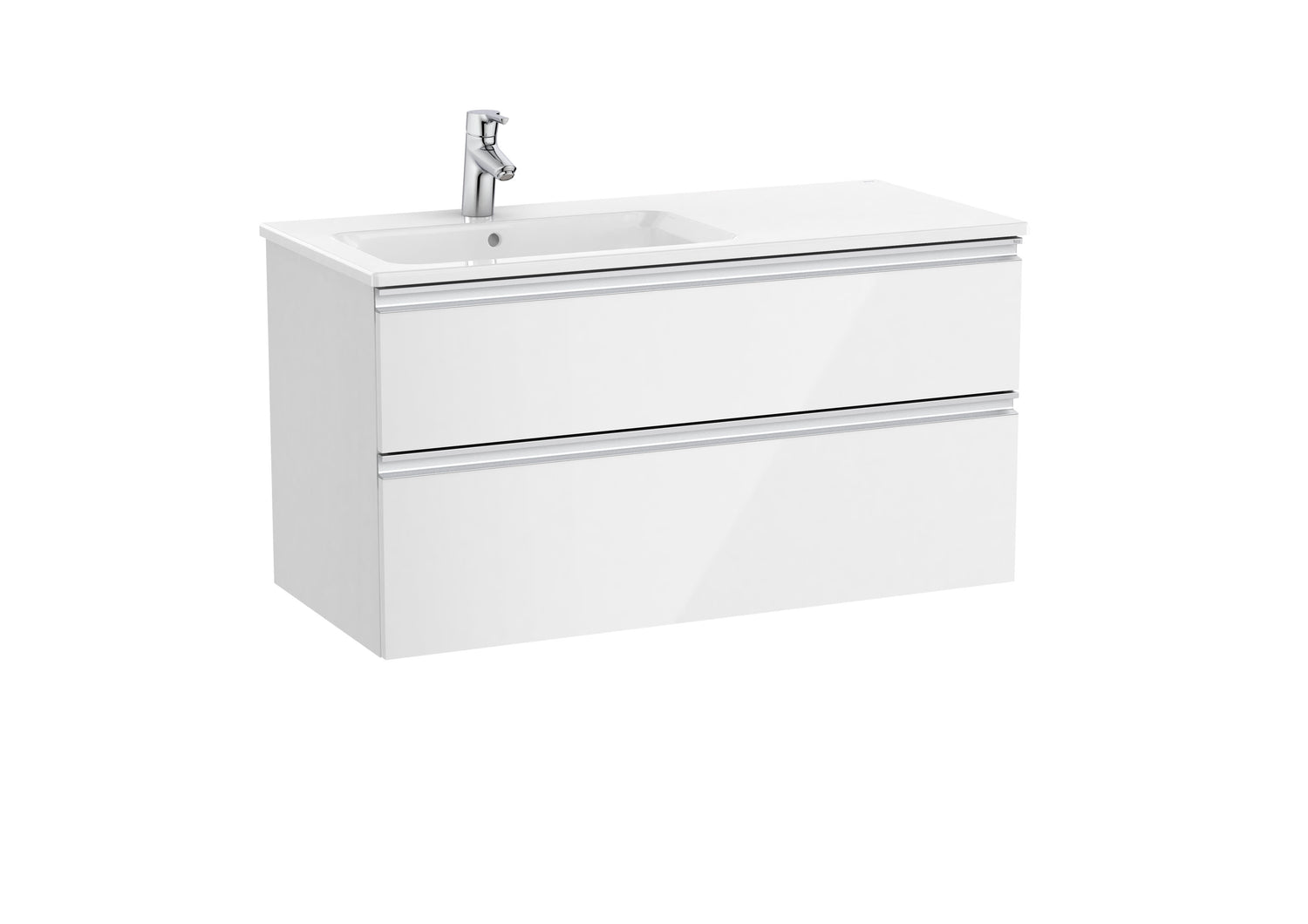 The Gap Vanity Unit 2 Drawer Left-Hand 1000mm