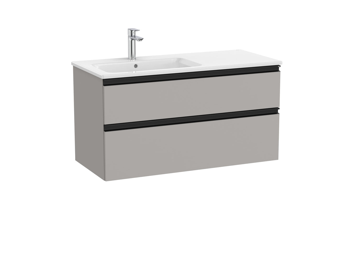 The Gap Vanity Unit 2 Drawer Left-Hand 1000mm