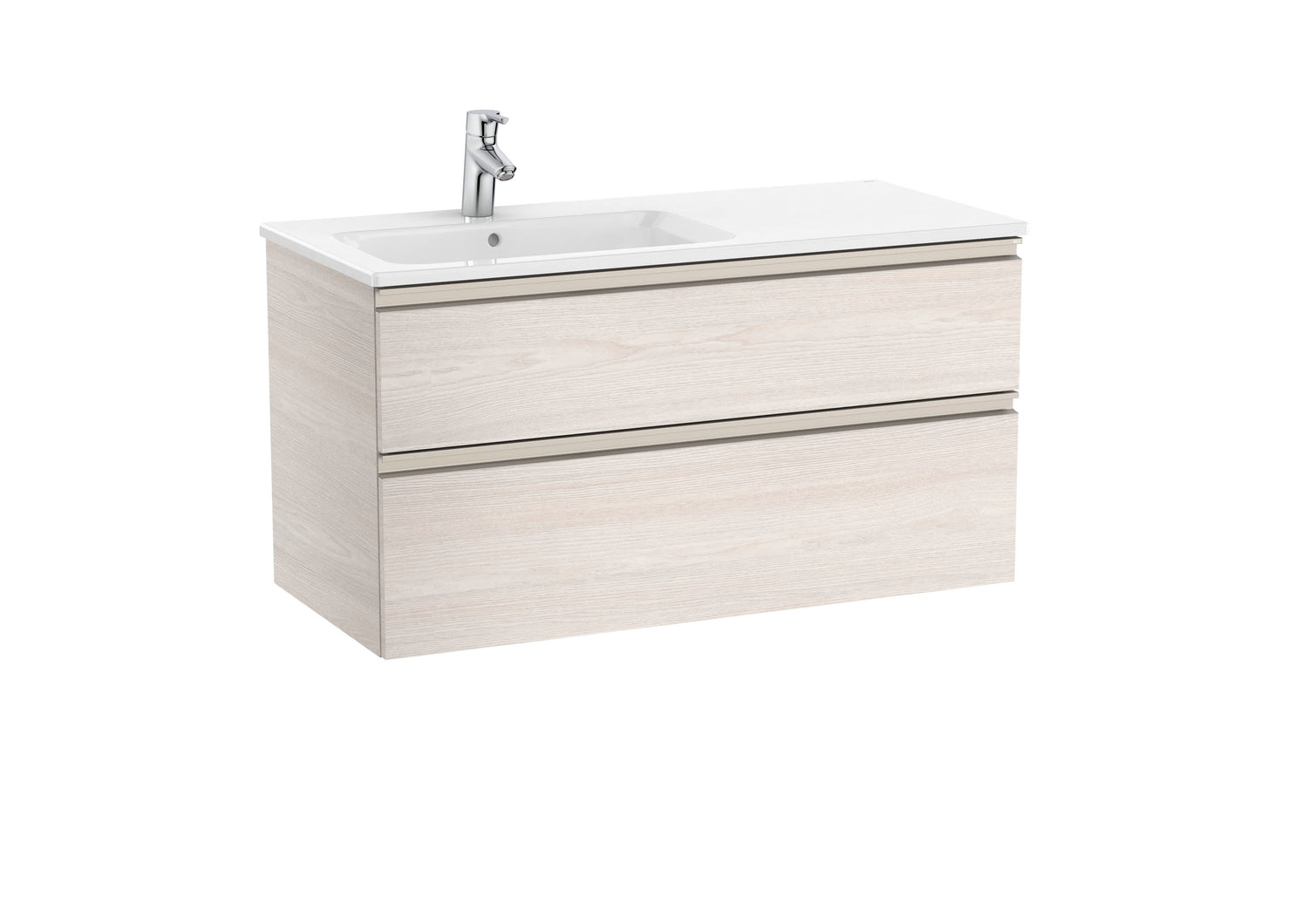 The Gap Vanity Unit 2 Drawer Left-Hand 1000mm