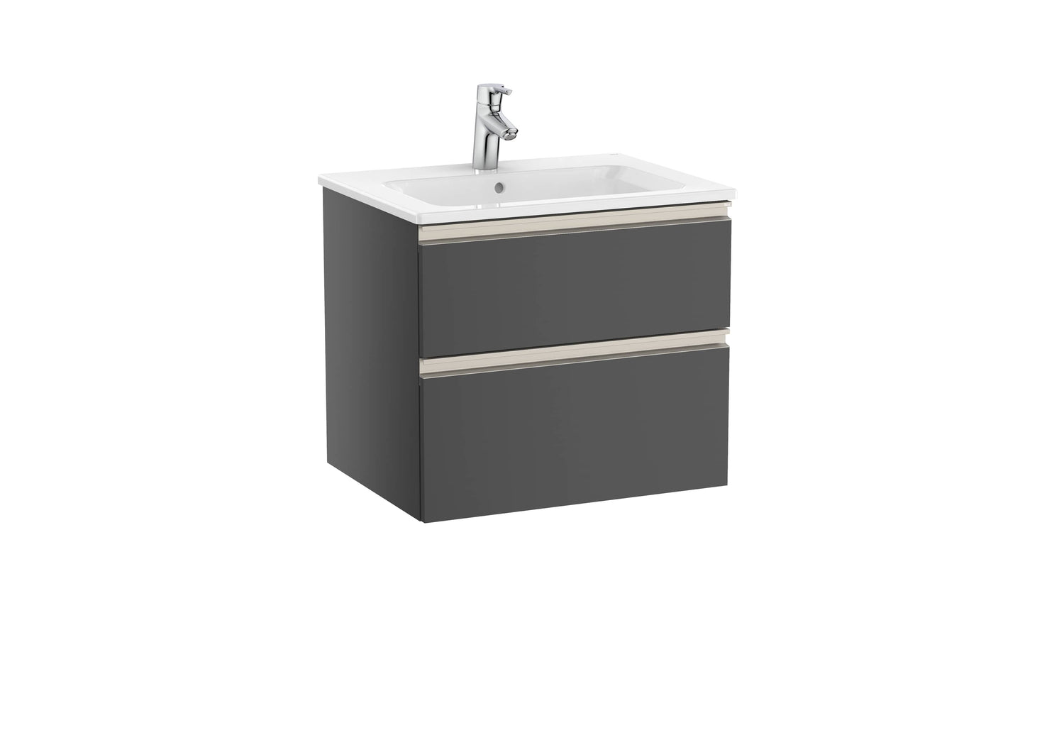 The Gap Vanity Unit 2 Drawer 600mm