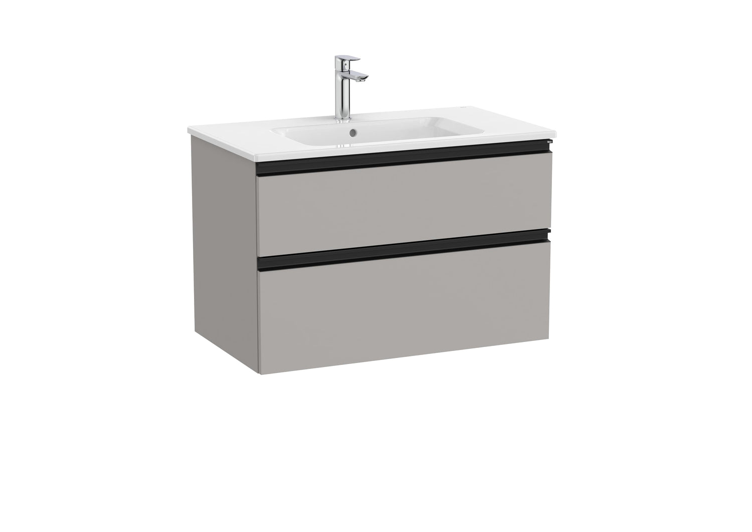 The Gap Vanity Unit 2 Drawer 800mm