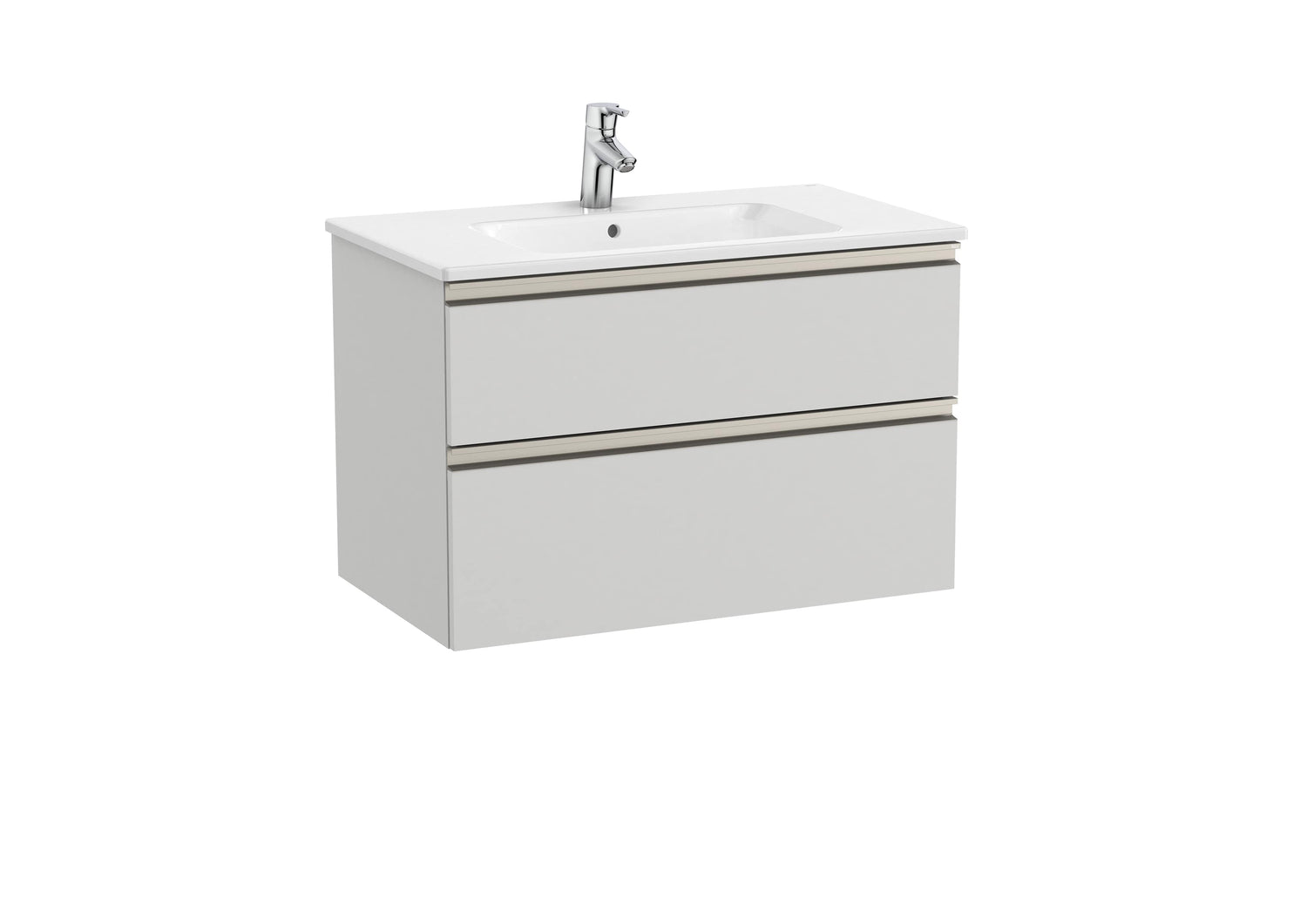 The Gap Vanity Unit 2 Drawer 800mm