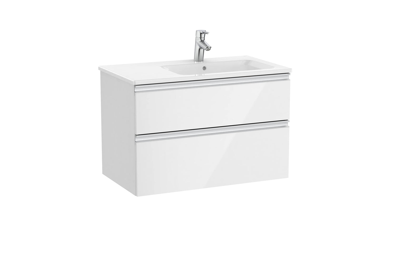 The Gap Vanity Unit 2 Drawer Right-Hand 800mm