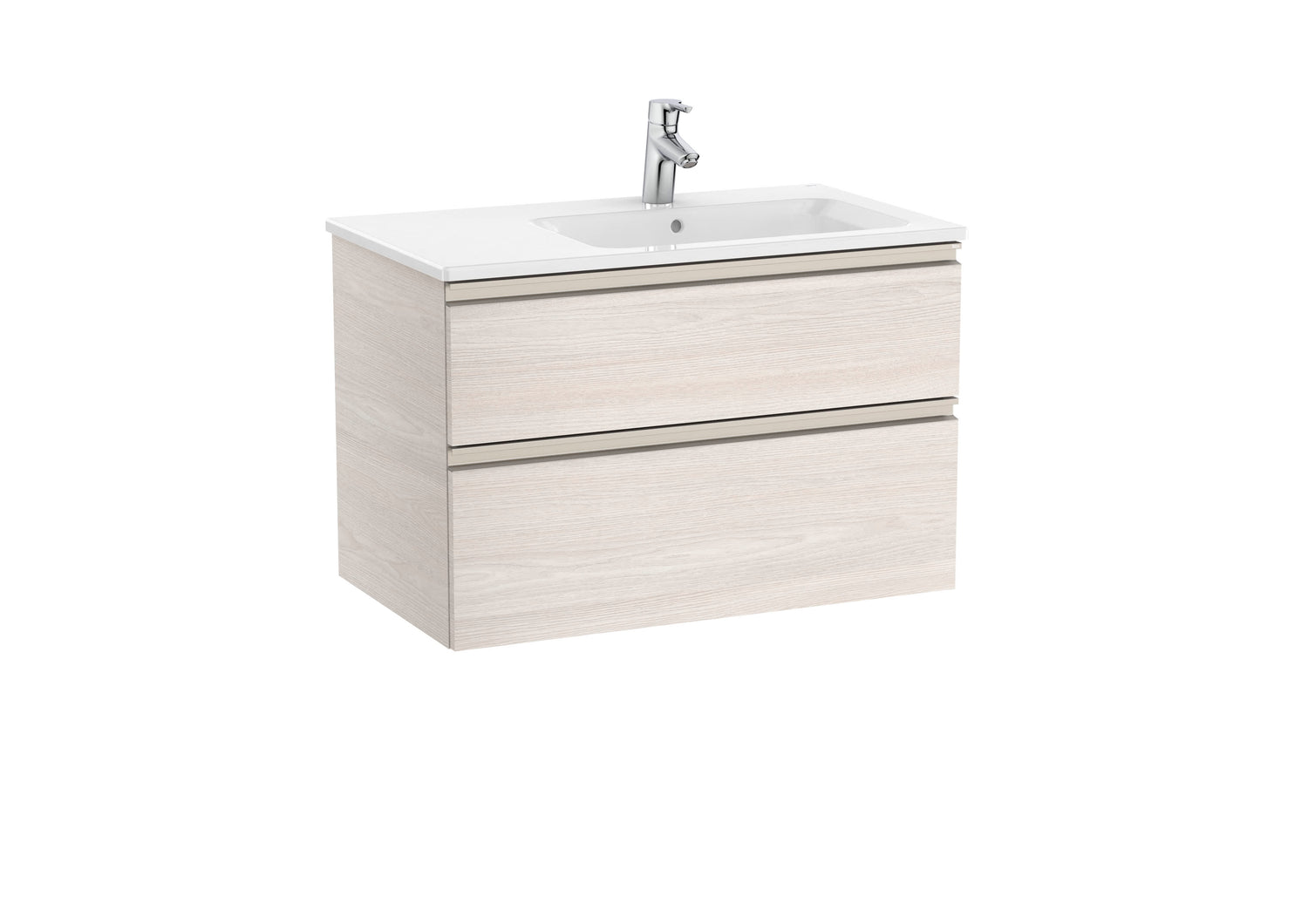 The Gap Vanity Unit 2 Drawer Right-Hand 800mm