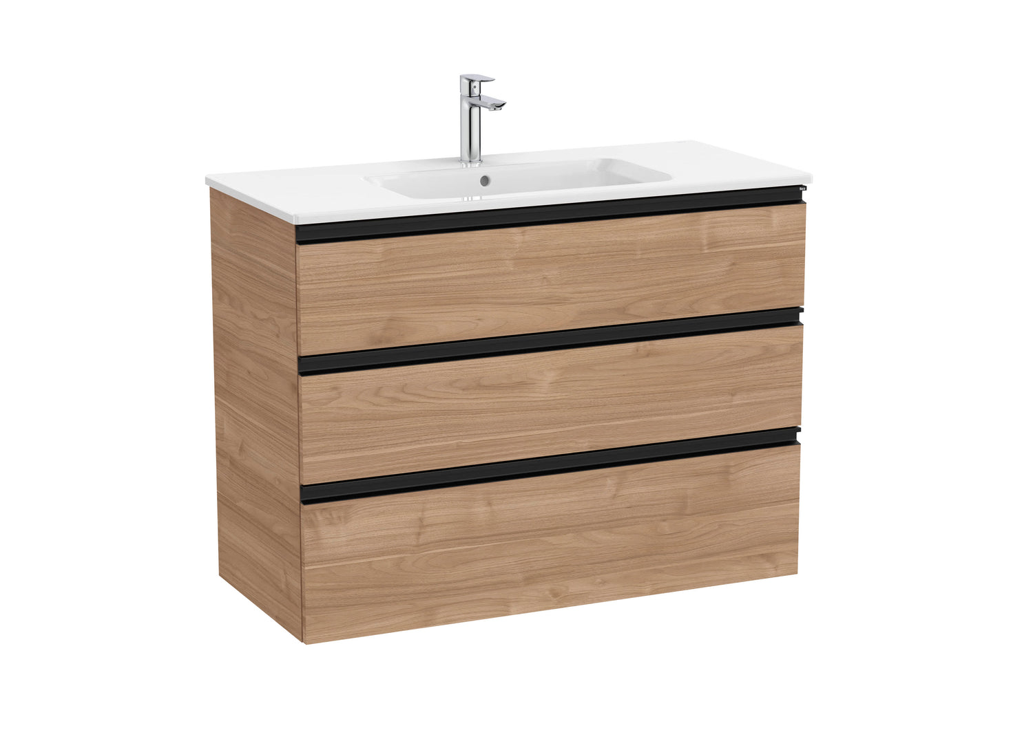 The Gap Vanity Unit 3 Drawer 1000mm Central