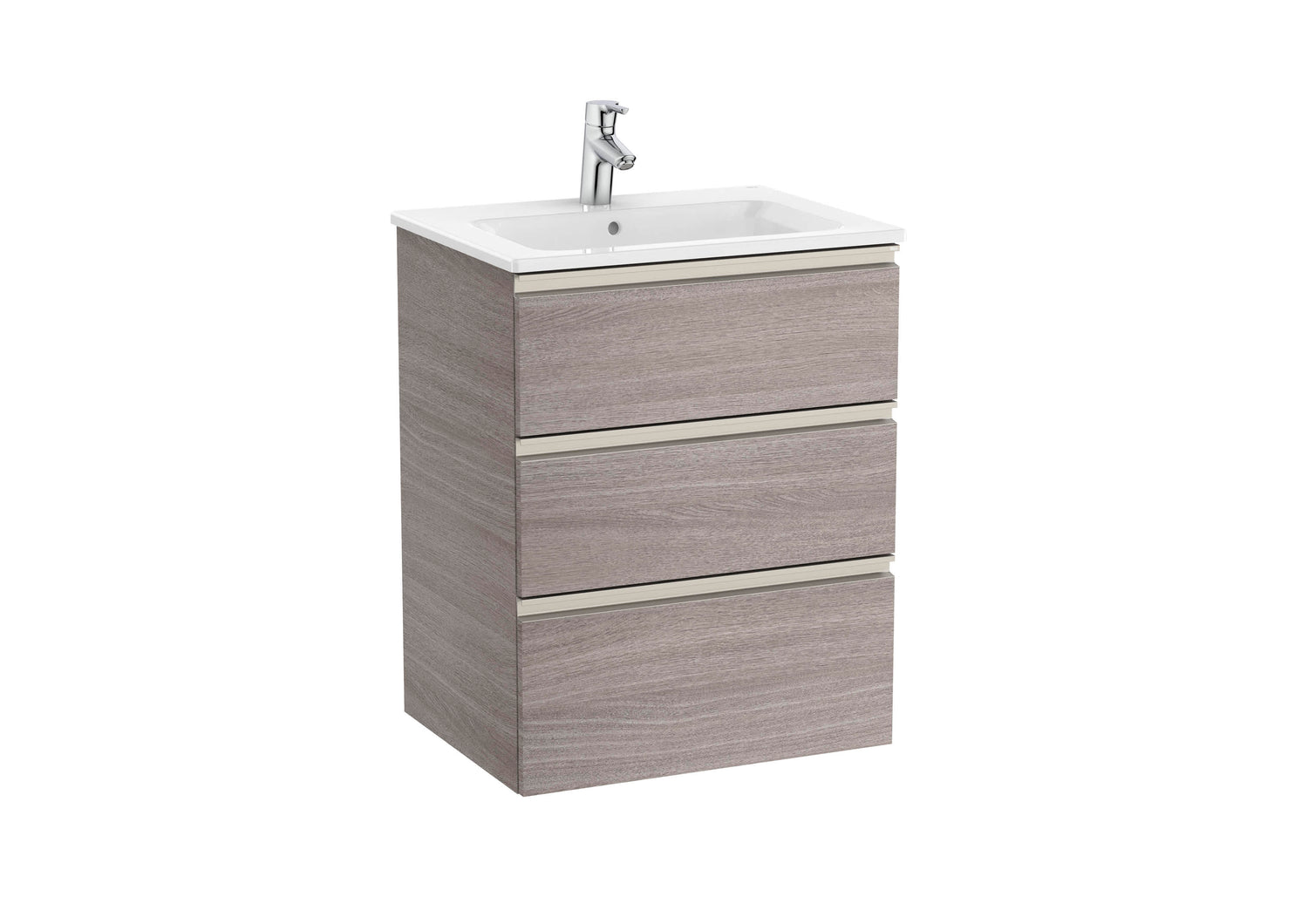 The Gap Unik (Basin & Vanity Unit) 3 Drawer 550mm