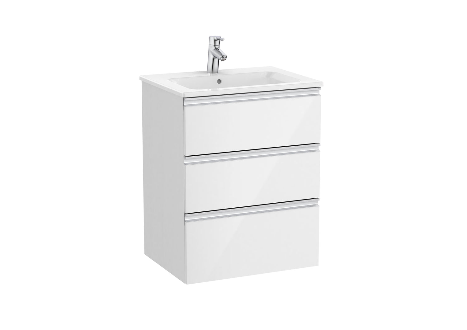 The Gap Vanity Unit 3 Drawer 600mm