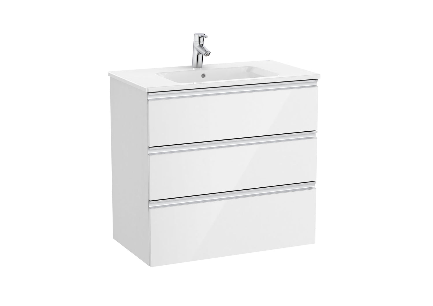 The Gap Vanity Unit 3 Drawer 800mm