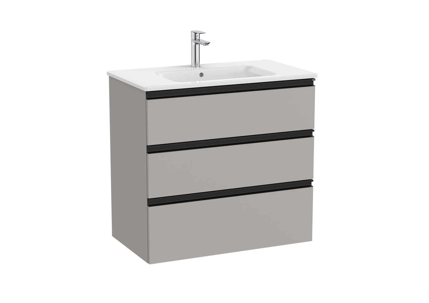 The Gap Vanity Unit 3 Drawer 800mm