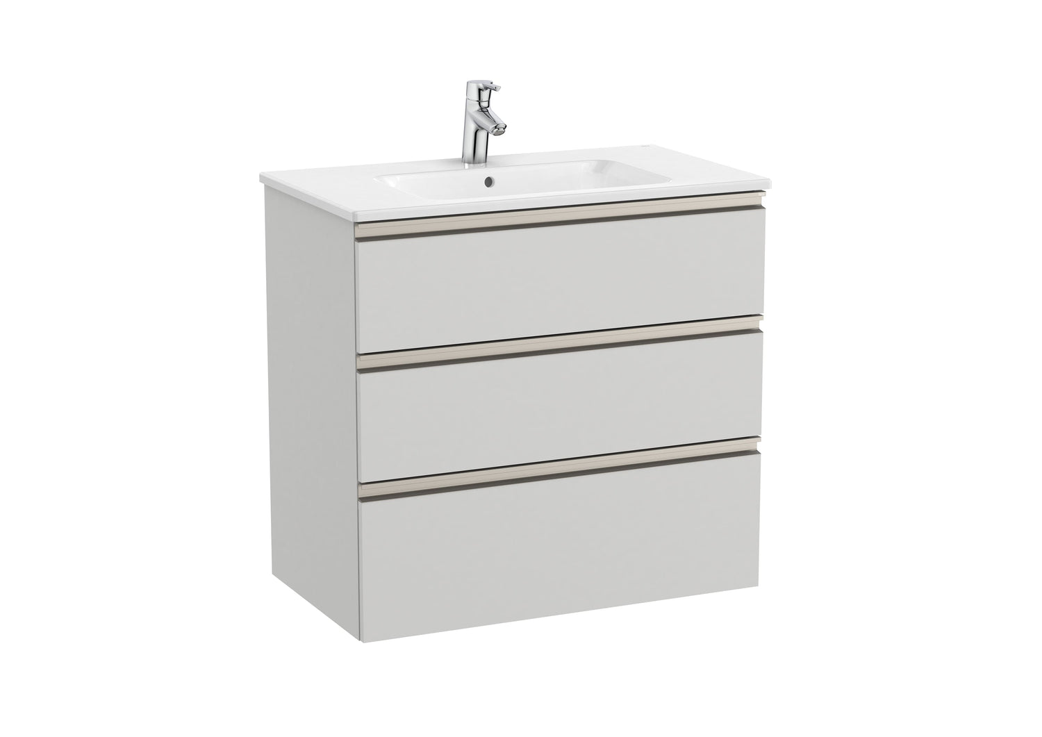 The Gap Vanity Unit 3 Drawer 800mm