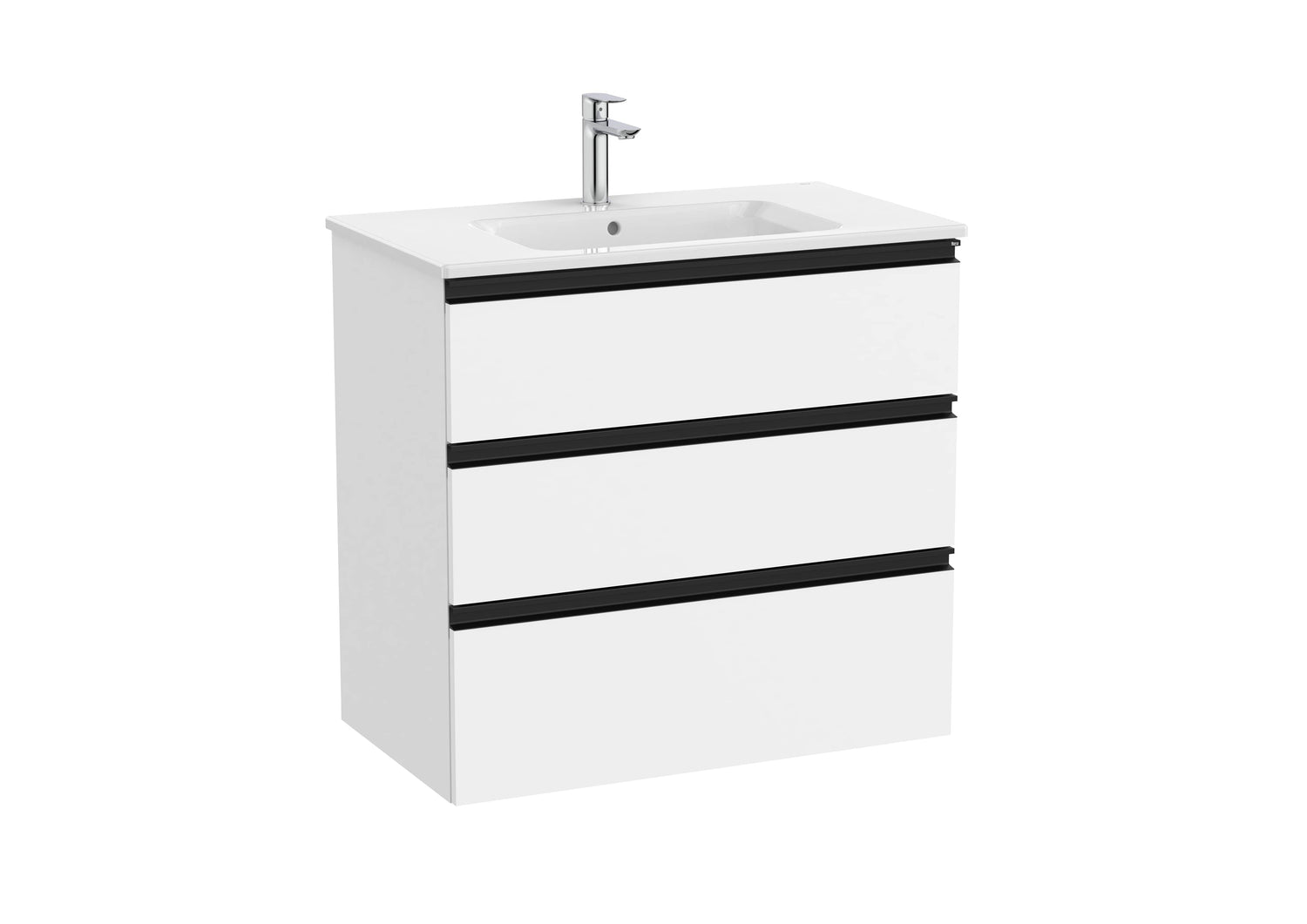The Gap Vanity Unit 3 Drawer 800mm