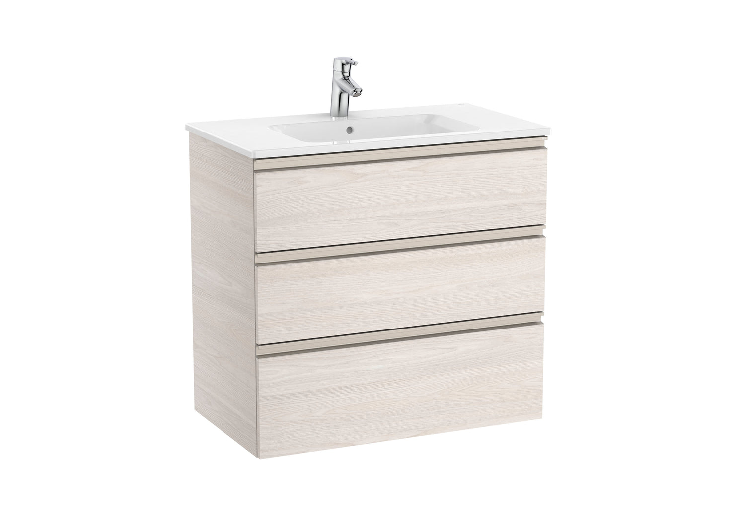 The Gap Vanity Unit 3 Drawer 800mm