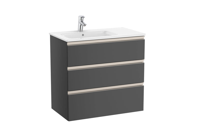 The Gap Vanity Unit 3 Drawer Left-Hand 800mm