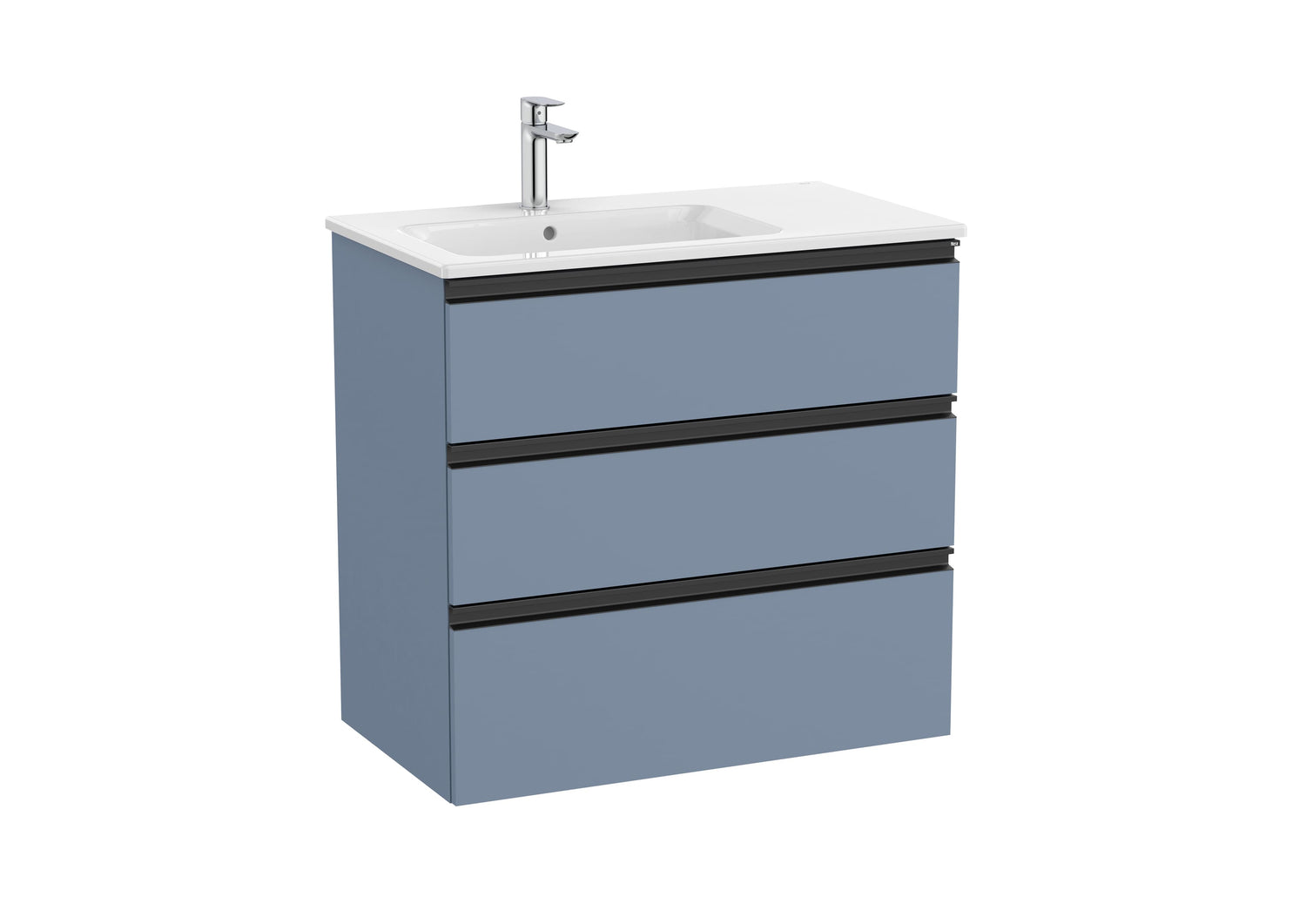 The Gap Vanity Unit 3 Drawer Left-Hand 800mm