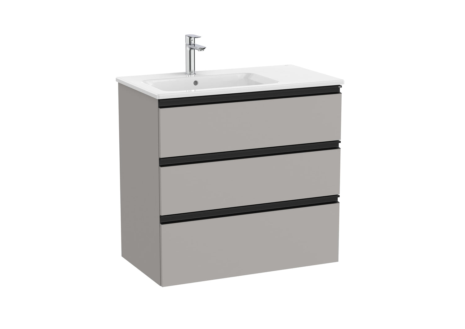 The Gap Vanity Unit 3 Drawer Left-Hand 800mm