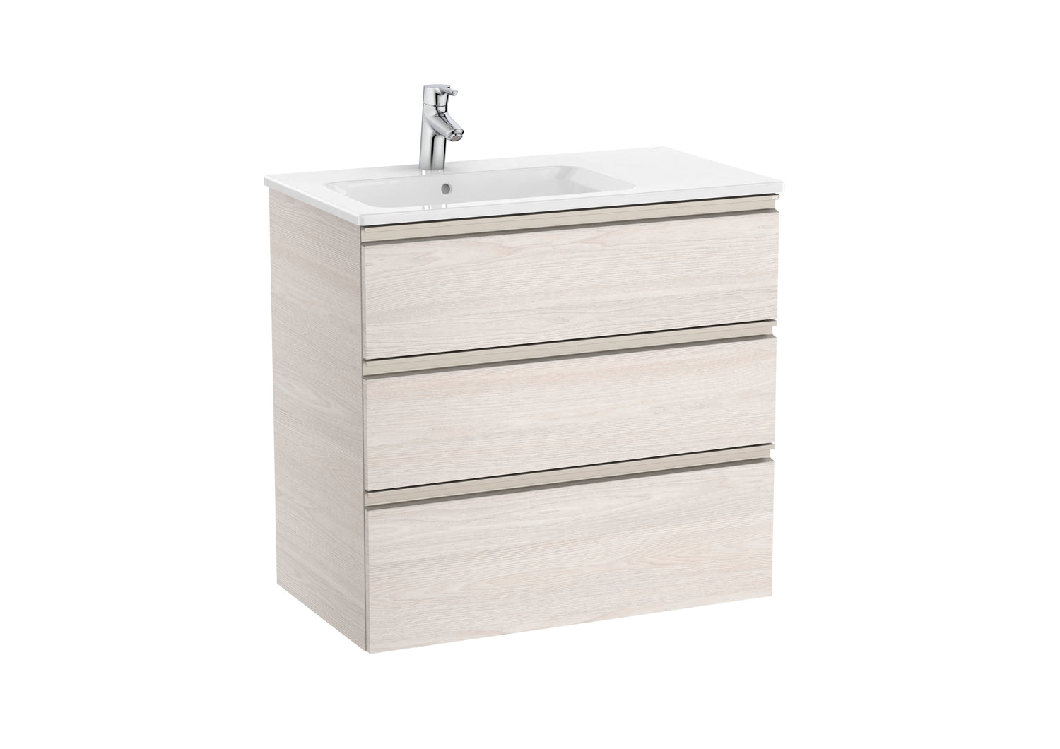 The Gap Vanity Unit 3 Drawer Left-Hand 800mm