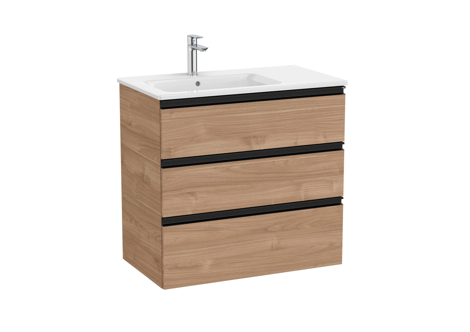 The Gap Vanity Unit 3 Drawer Left-Hand 800mm