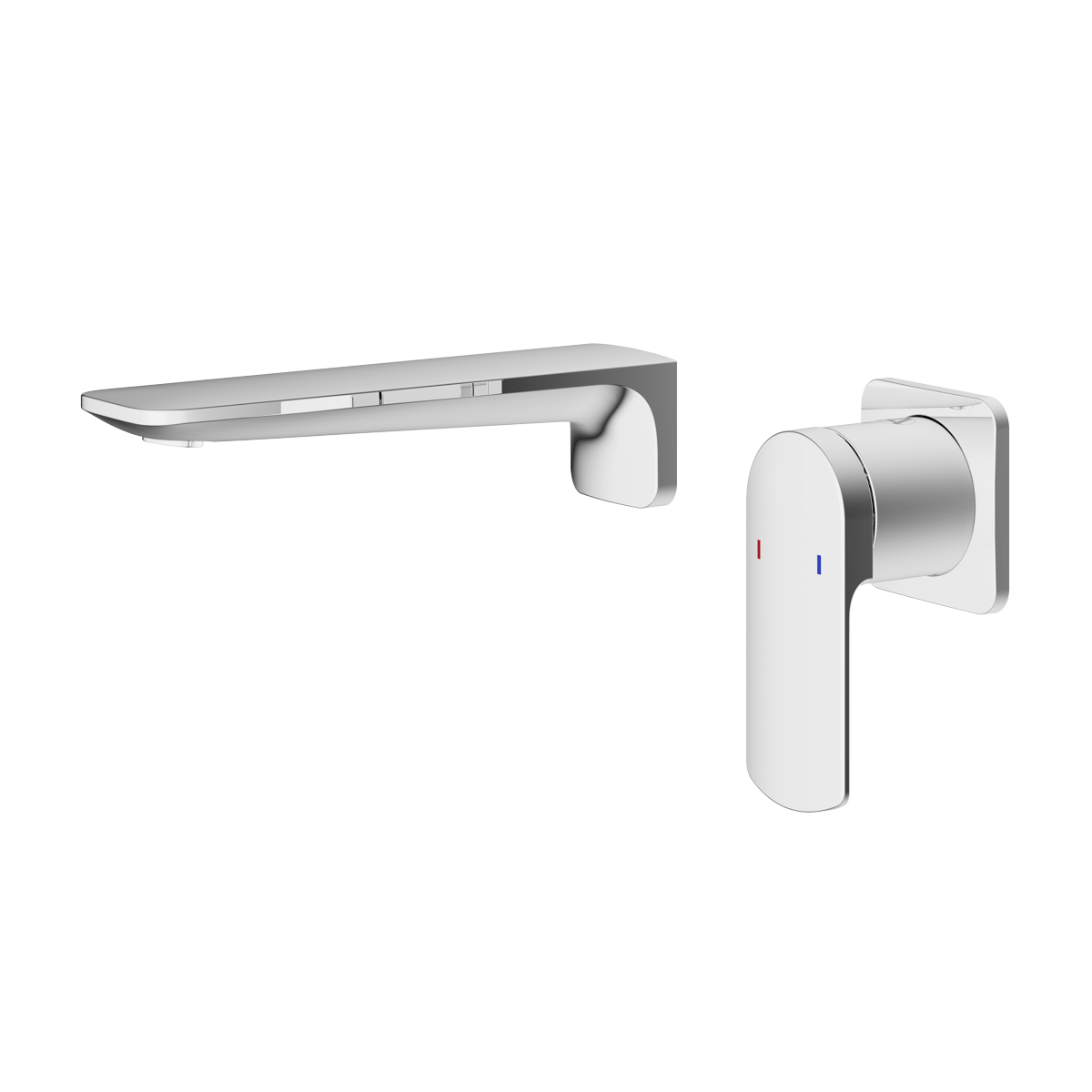 Aqualla Fuse Wall Mounted Basin Mixer