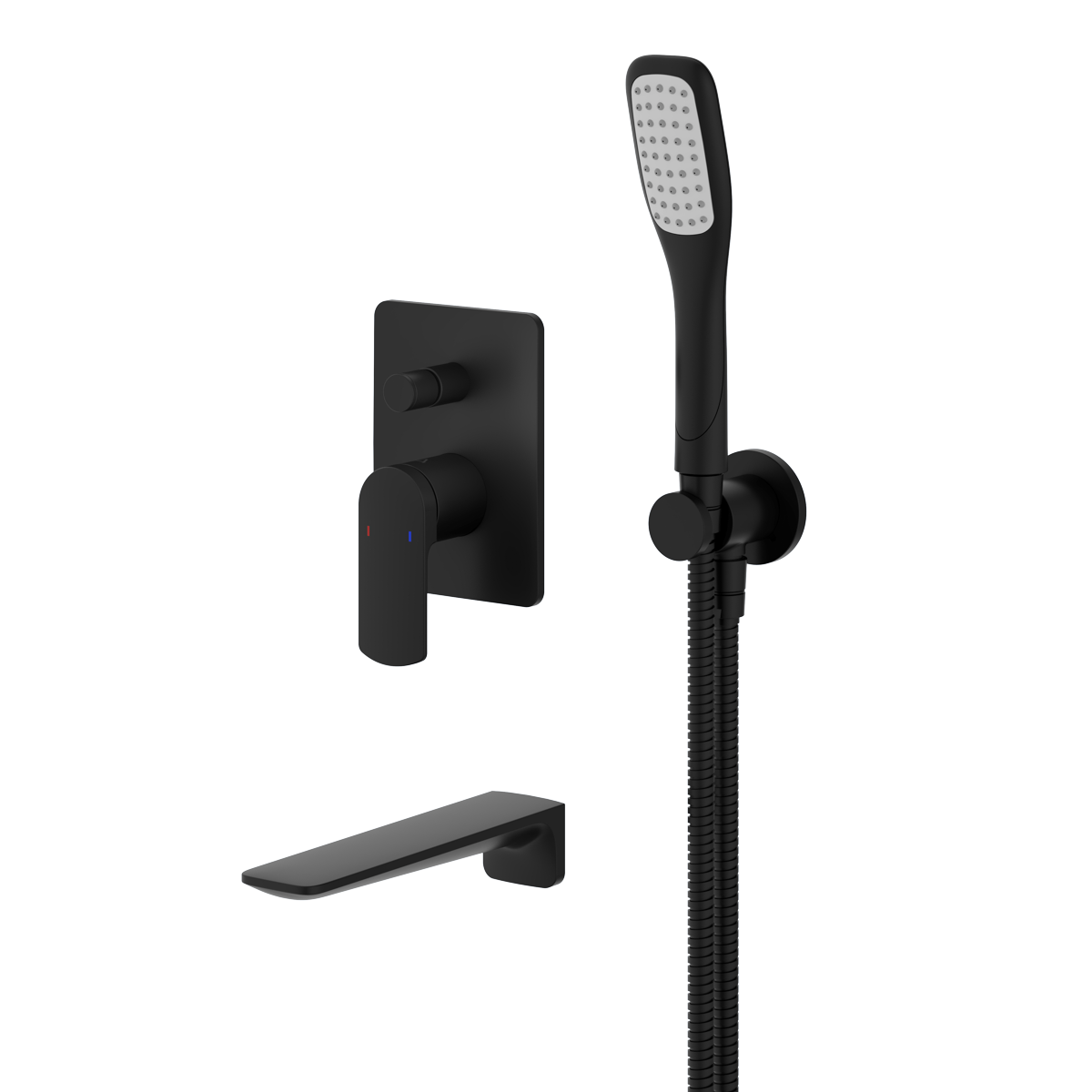 Aqualla Fuse Wall Mounted Bath Shower Mixer