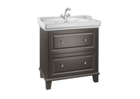 Carmen Vanity 800mm Base Unit with 2 Soft-Close Drawers