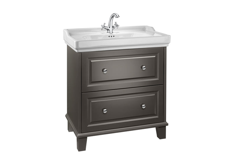 Carmen Vanity 800mm Base Unit with 2 Soft-Close Drawers