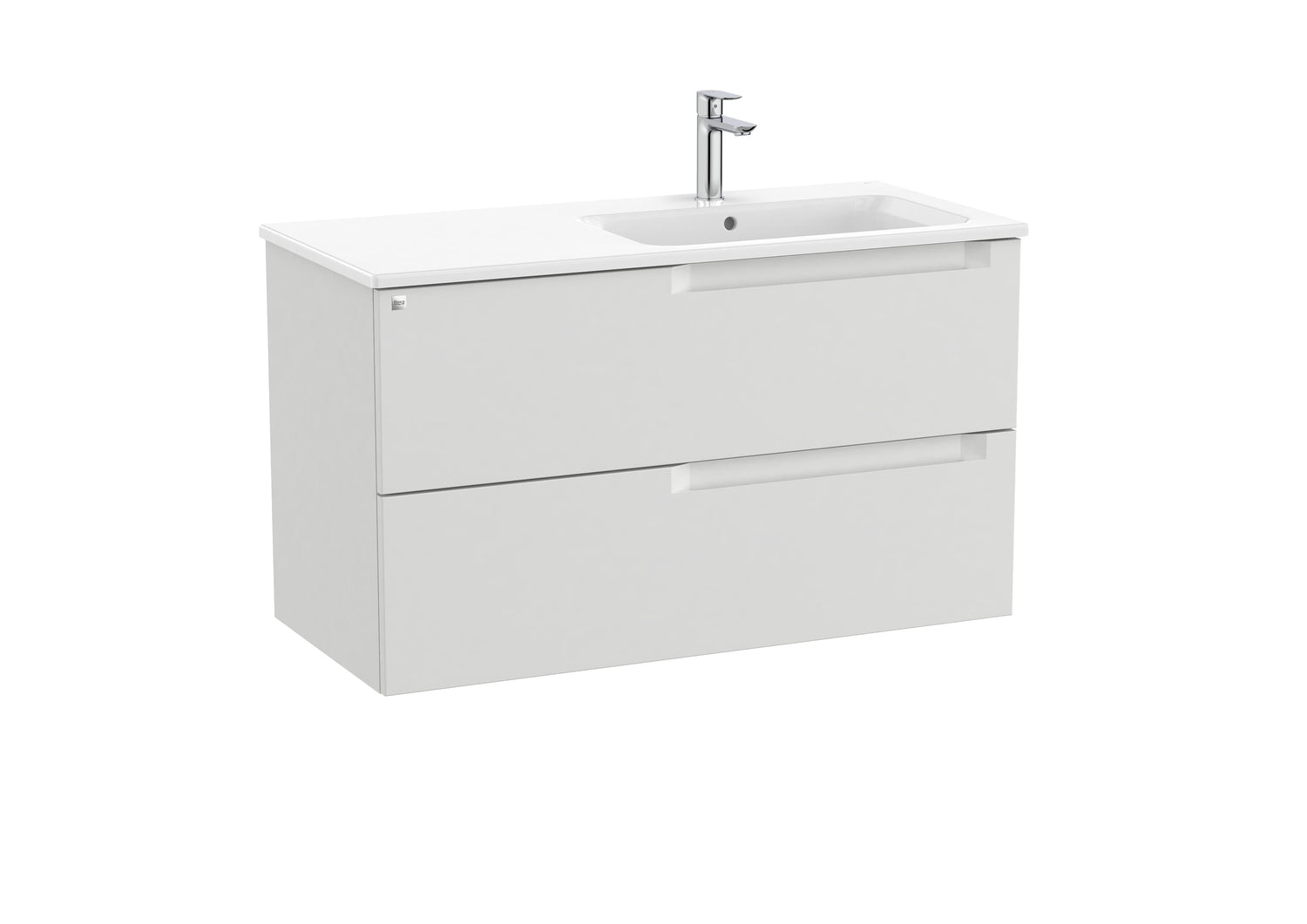 Aleyda Vanity Unit 2 Drawer 1000 mm Right-Hand
