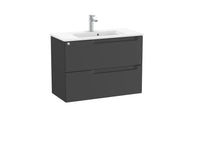 Aleyda Vanity Unit 2 Drawer 800 mm Compact