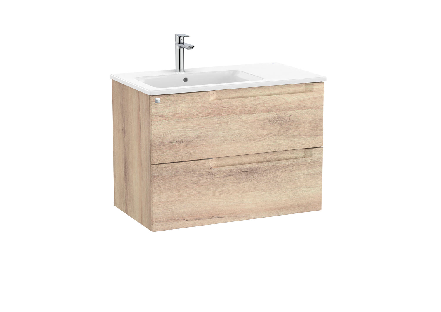 Aleyda Vanity Unit 2 Drawer 800 mm Left-Hand