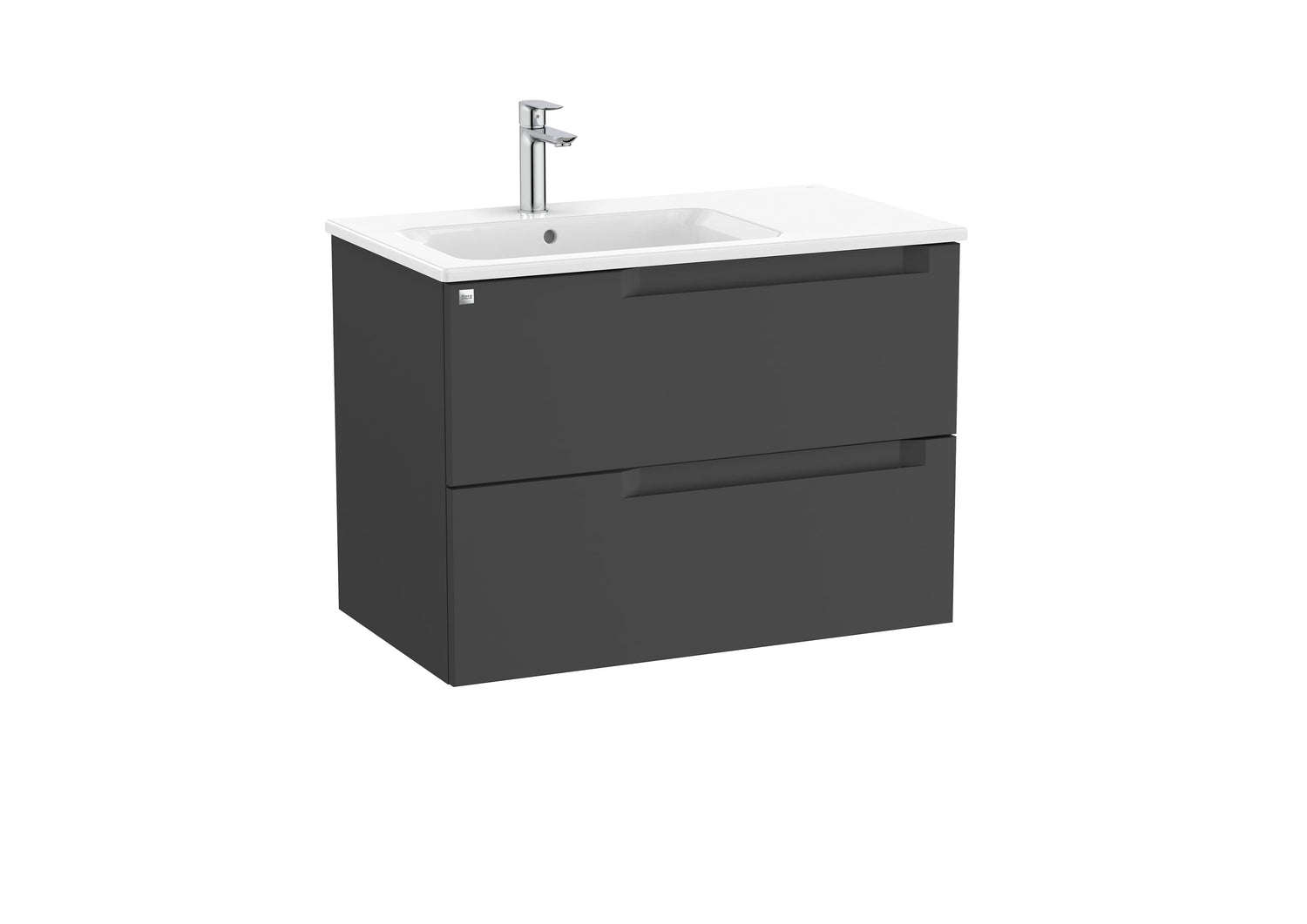 Aleyda Vanity Unit 2 Drawer 800 mm Left-Hand