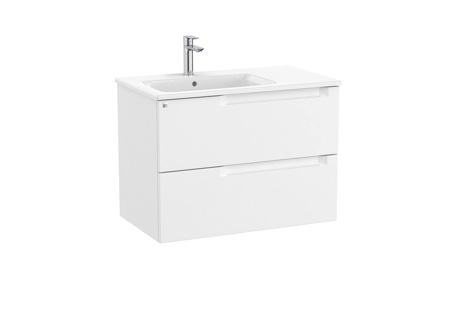 Aleyda Vanity Unit 2 Drawer 800 mm Left-Hand