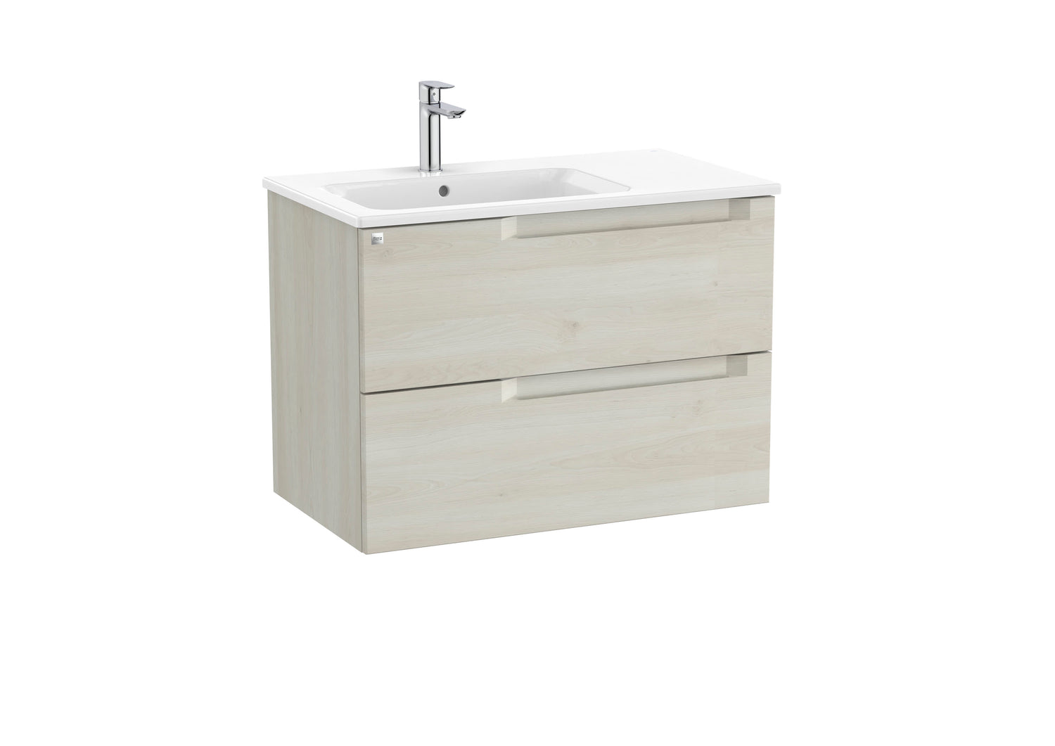Aleyda Vanity Unit 2 Drawer 800 mm Left-Hand
