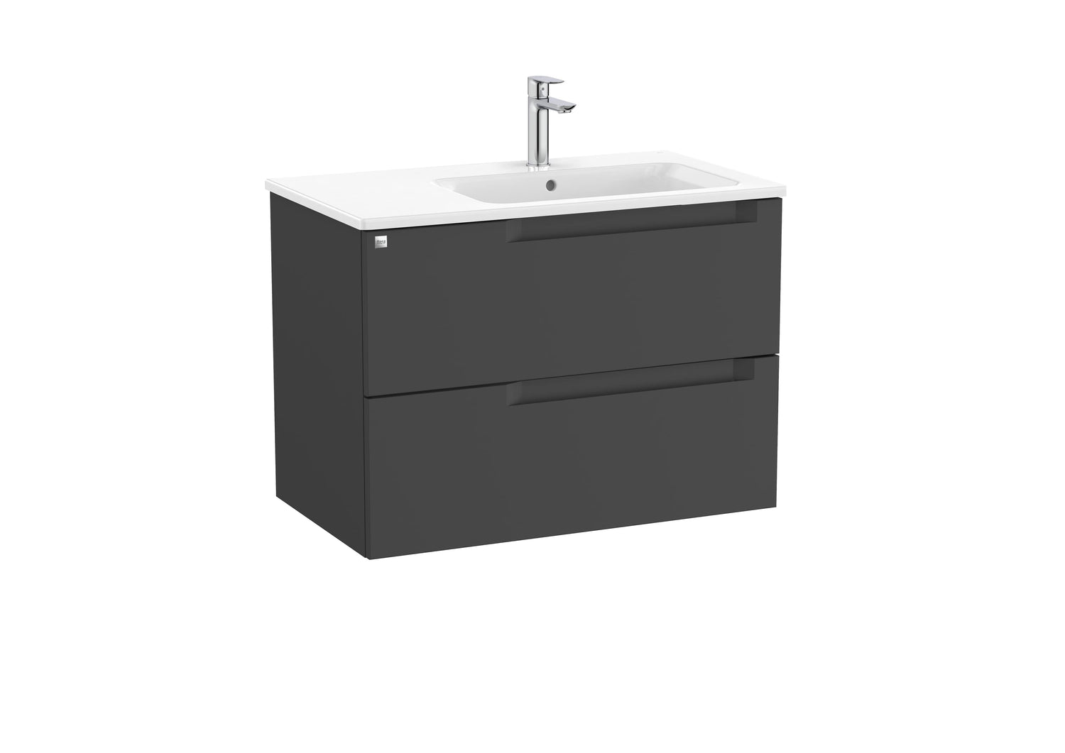 Aleyda Vanity Unit 2 Drawer 800 mm Right-Hand