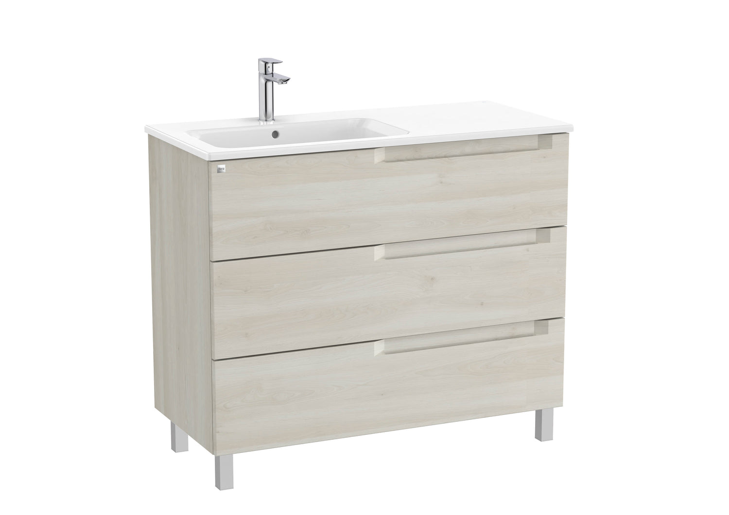 Aleyda Vanity Unit 3 Drawer 1000 mm Left-Hand
