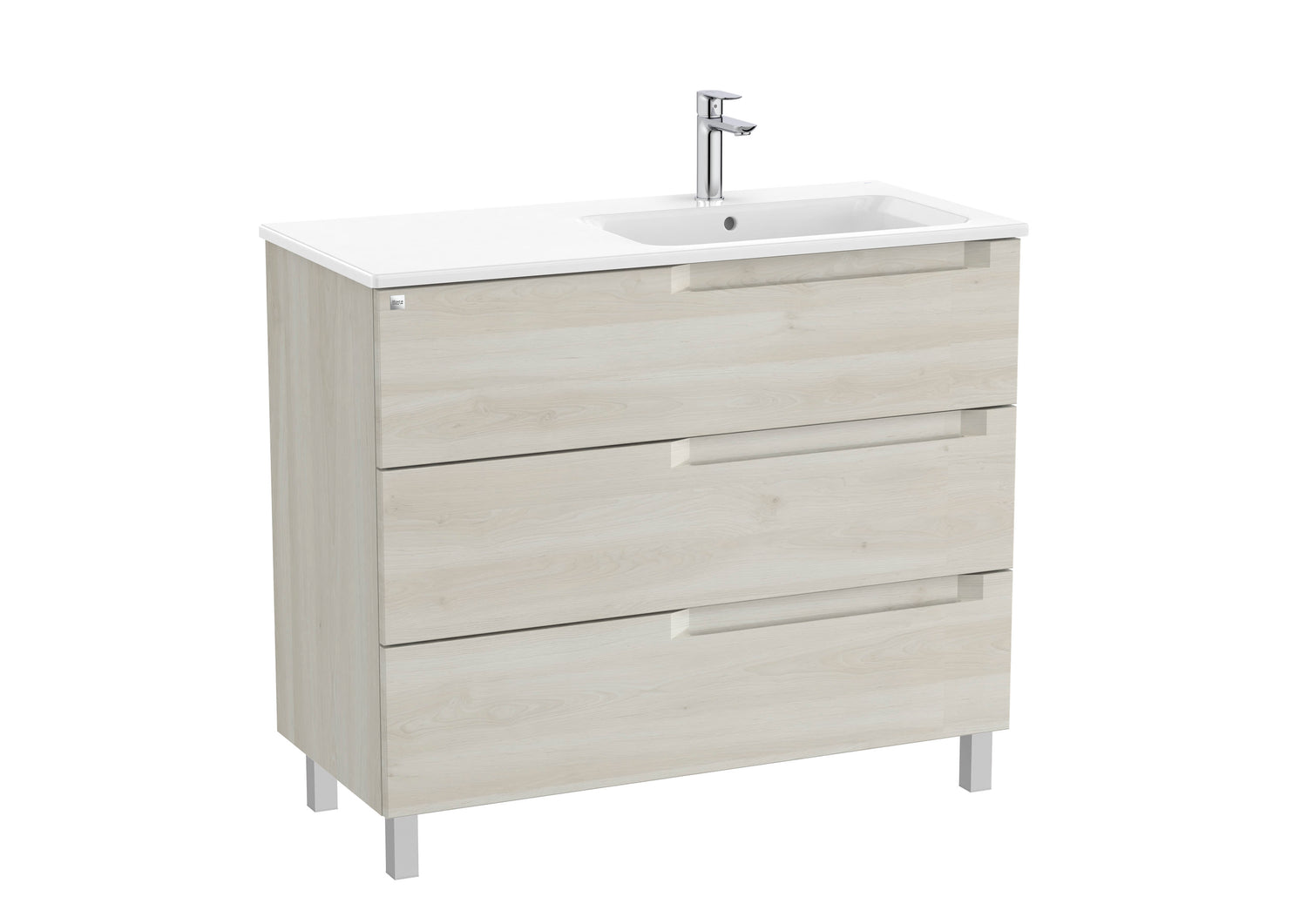 Aleyda Vanity Unit 3 Drawer 1000 mm Right-Hand