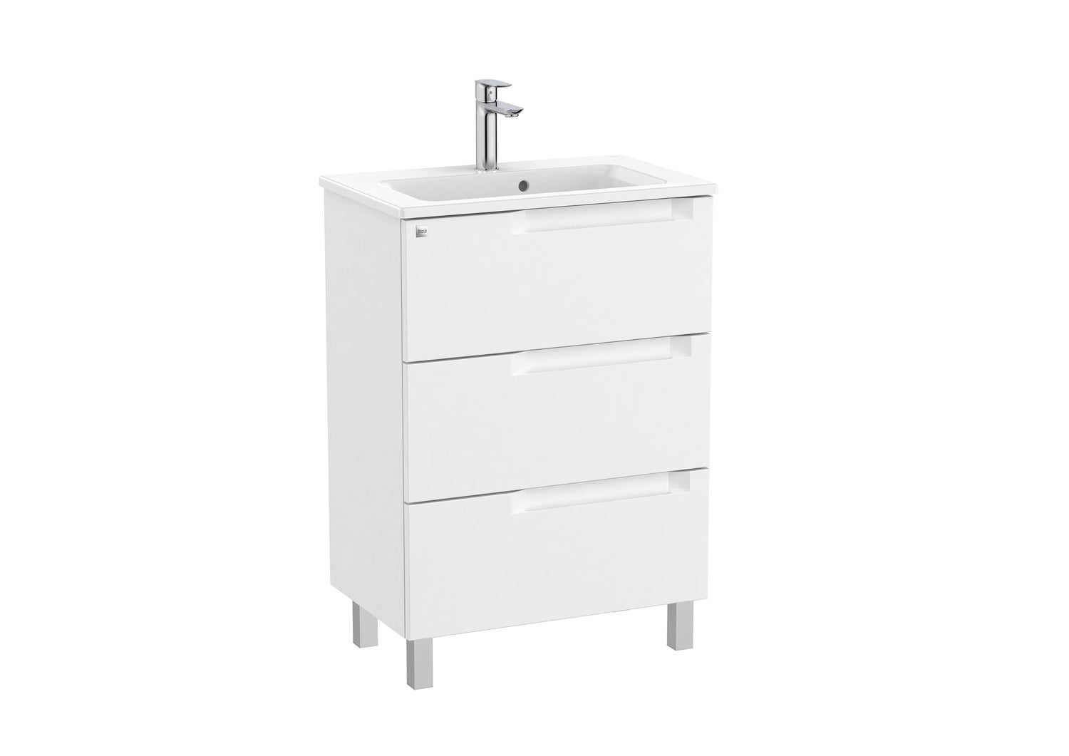 Aleyda Vanity Unit 3 Drawer 600 mm Compact