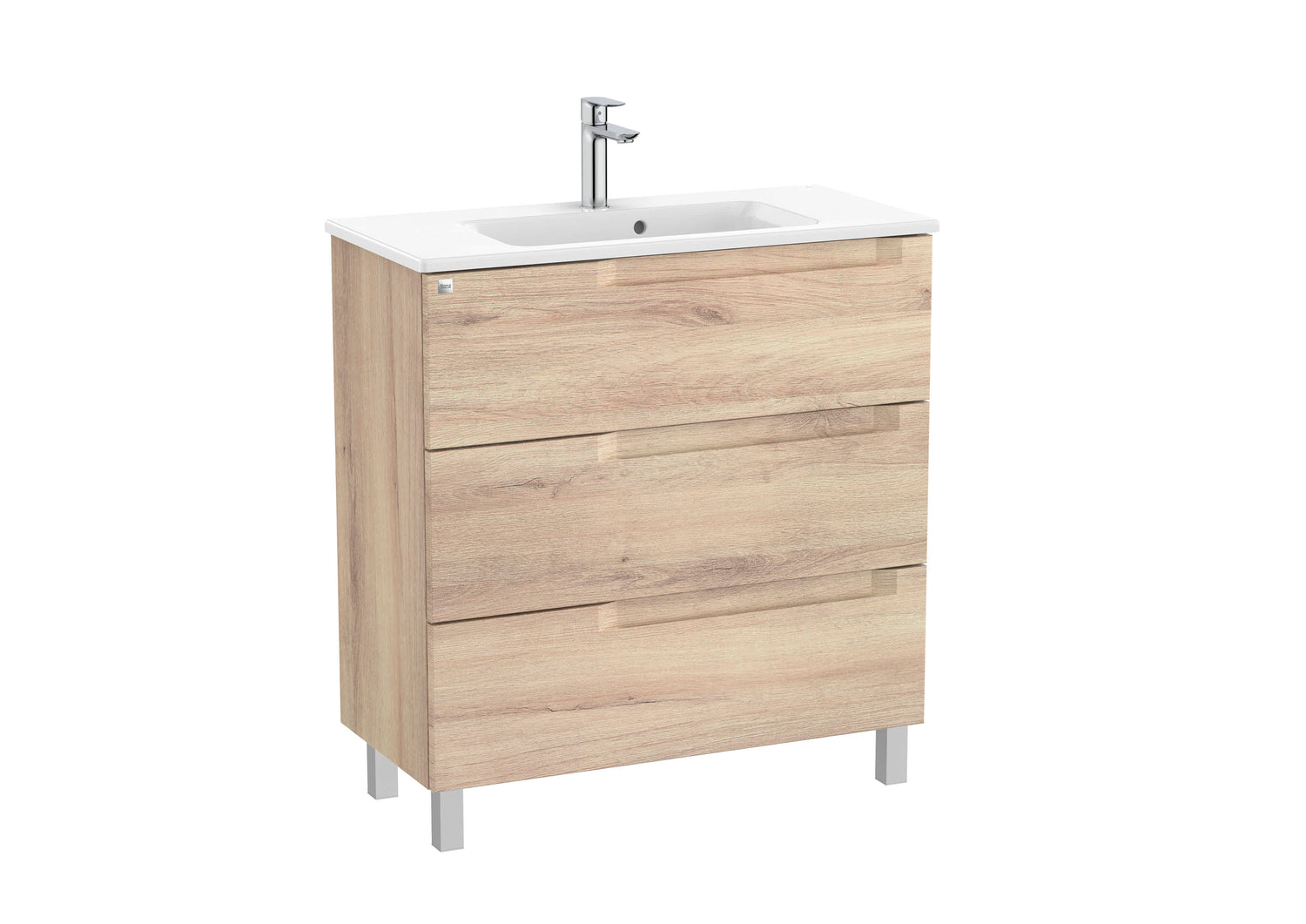 Aleyda Vanity Unit 3 Drawer 800 mm Compact
