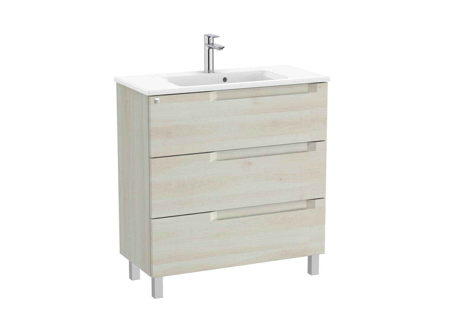 Aleyda Vanity Unit 3 Drawer 800 mm Compact