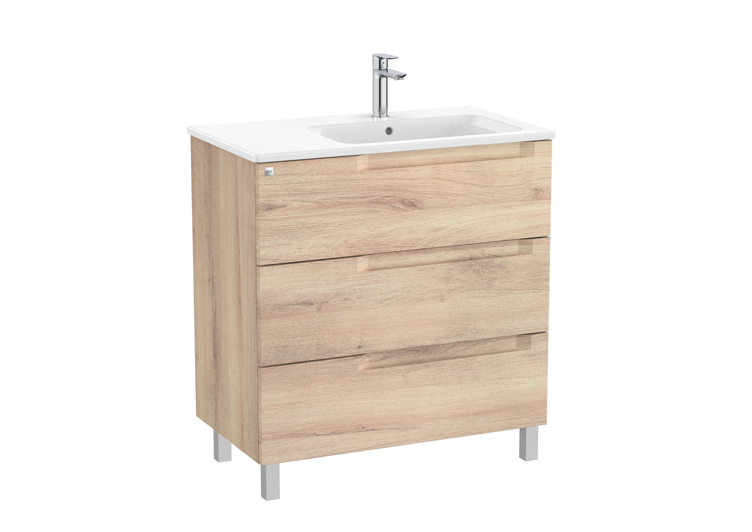 Aleyda Vanity Unit 3 Drawer 800 mm Right-Hand