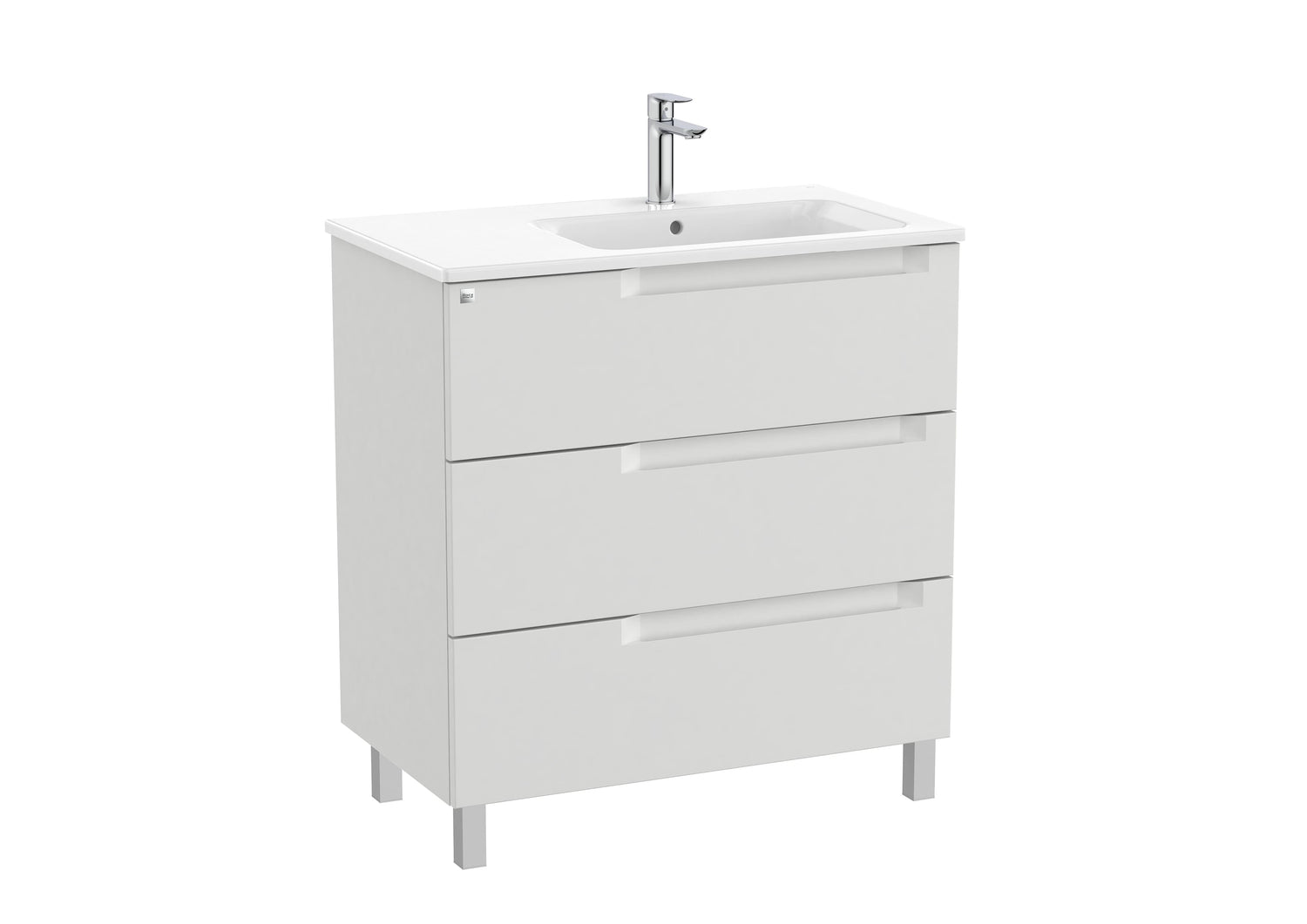 Aleyda Vanity Unit 3 Drawer 800 mm Right-Hand