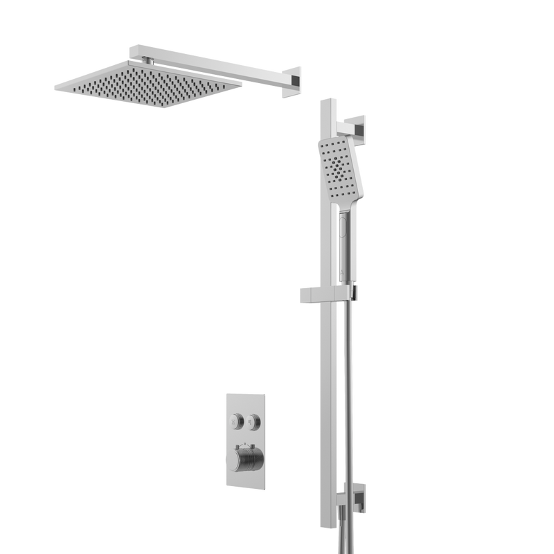 Fuse Push Button Glide Square with Push Button Valve